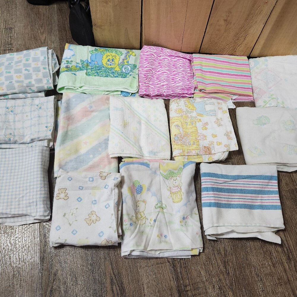 14 receiving blankets